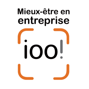 le logo de iOO! pour le bien-être en entreprise. Et si on changeait les choses pour se sentir mieux en entreprise?